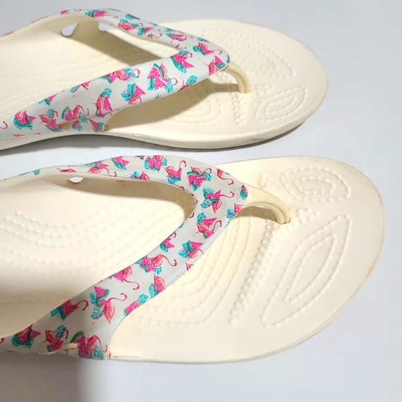 CROCS Flamingo Flip Flops - Picture 4 of 8